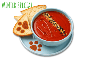 geröstete Paprika-Tomatensuppe